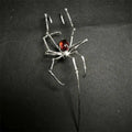 For Unisex Halloween Party Accessories Gothic Dark Spider Crawl Fashion Dangle Stud Piercing Ear Bone Clip