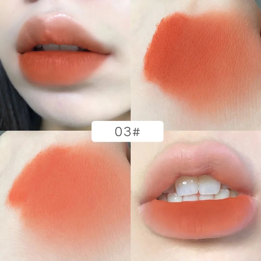 Rabbit Lip Glaze, Matte Velvet Lip Clay Long-Lasting Color Non-Drying Lipstick