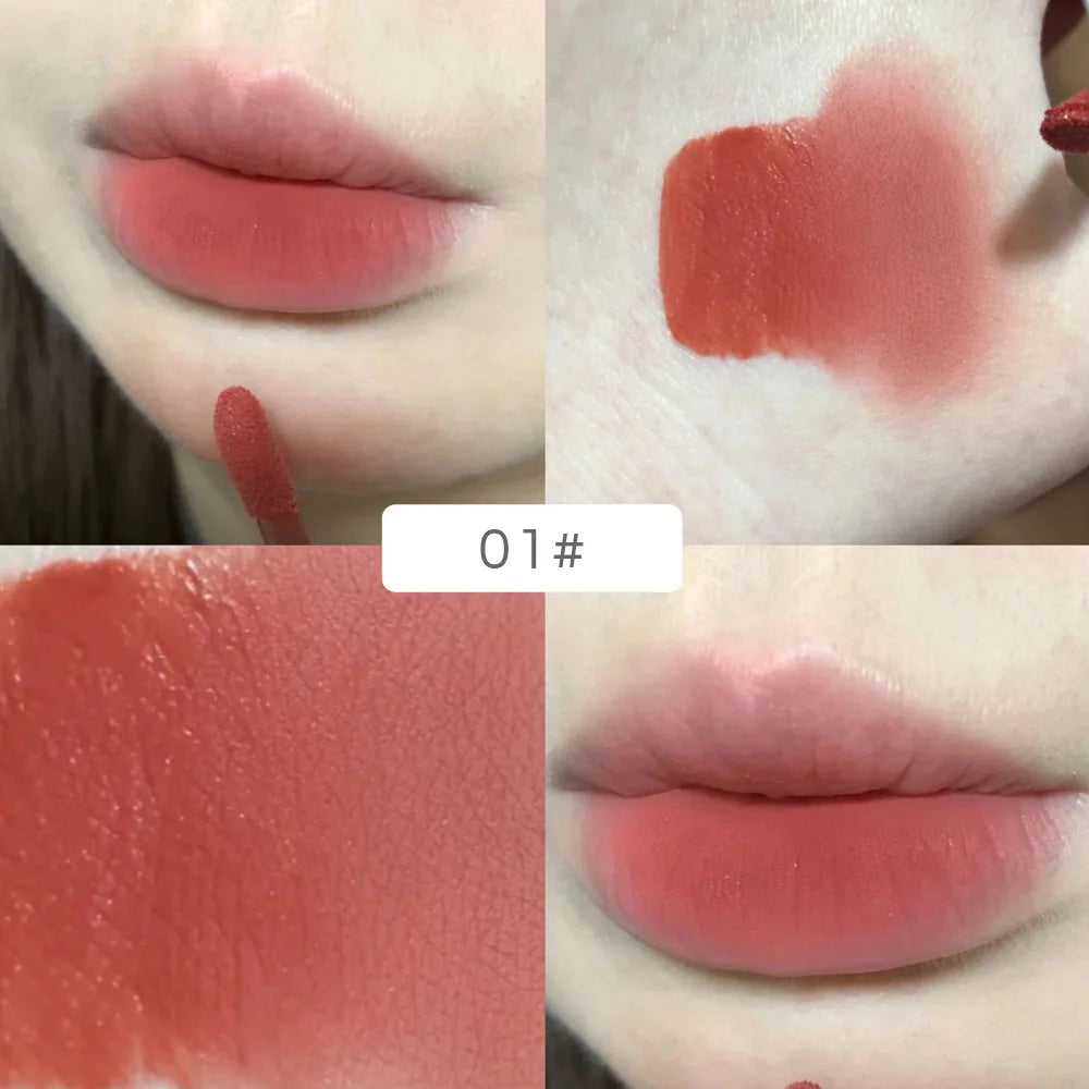 Rabbit Lip Glaze, Matte Velvet Lip Clay Long-Lasting Color Non-Drying Lipstick