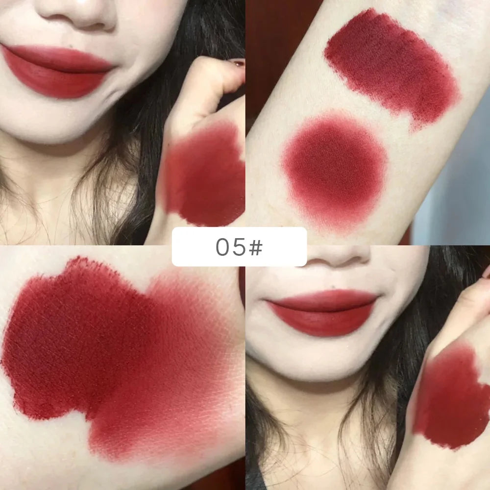 Rabbit Lip Glaze, Matte Velvet Lip Clay Long-Lasting Color Non-Drying Lipstick