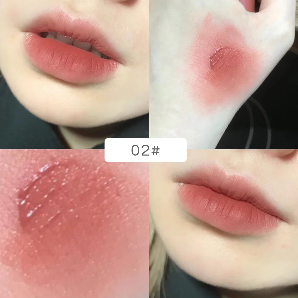 Rabbit Lip Glaze, Matte Velvet Lip Clay Long-Lasting Color Non-Drying Lipstick