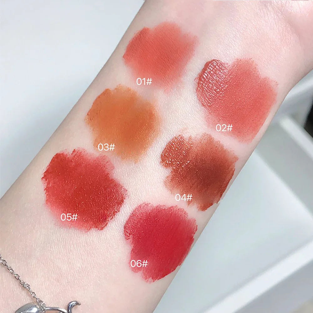 Rabbit Lip Glaze, Matte Velvet Lip Clay Long-Lasting Color Non-Drying Lipstick